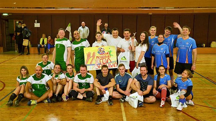 «Динал»: до победы в волейбольном турнире не хватило одного очка «Динал»: до победы в волейбольном турнире не хватило одного очка