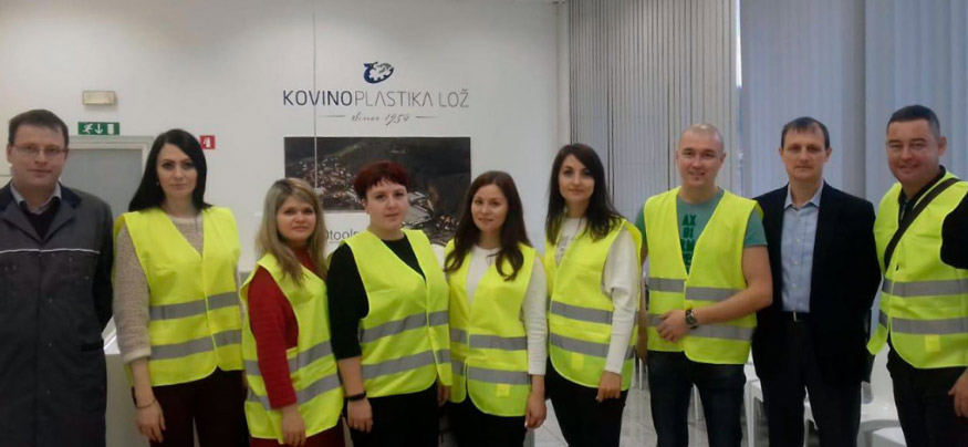 Сотрудники компании «ОК.Н.А» посетили фабрику Kovinoplastika по производству фурнитуры Internika