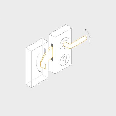 Дверной замок hookLock SV – мгновенное запирание без ключа