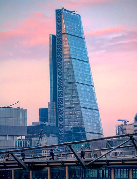 Техника Roto в лучших окнах всего мира: небоскреб Лиденхолл в Лондоне