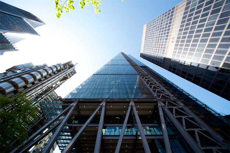 Техника Roto в лучших окнах всего мира: небоскреб Лиденхолл в Лондоне