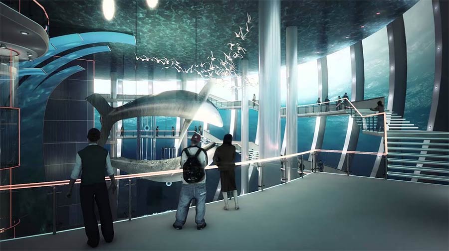 3 тысячи стеклянных сегментов и 1000 тонн воды – «шар» Музея Мирового океана достроят к осени 2020 года
