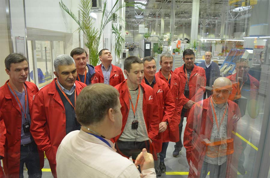 Завод «РОТО ФРАНК» посетила делегация партнеров ООО «РЕХАУ» и ООО «Рехау Продукцион»