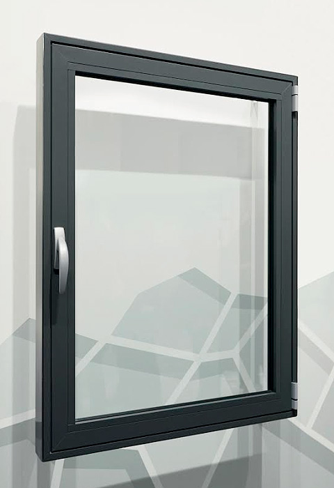 Алюминиевые окна с компланарной створкой от концерна Roto