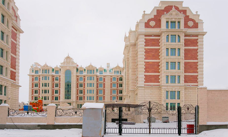 Российское стекло Pilkington в Казахстане: ЖК Baisanat