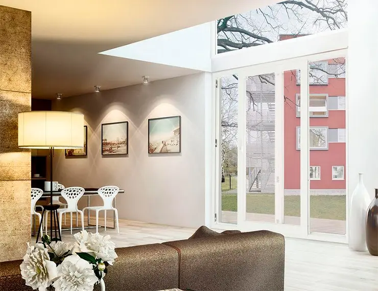 Балконные двери на основе параллельно-сдвижной системы PS-L