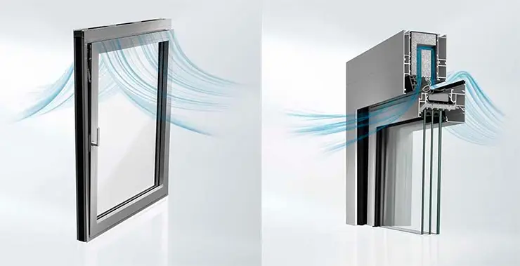 Schüco. Акустическое окно Schüco AWS 90 AC.SI обеспечивает защиту от шума даже при откинутой створке