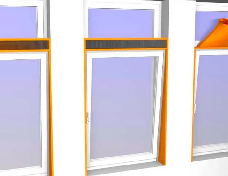 WindowBooster с системой с уплотнения – вид изнутри