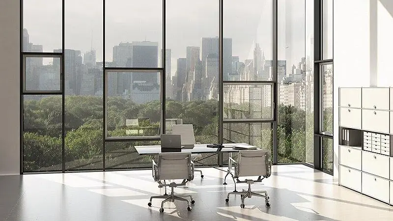 Панорамные окна AWS 75 PD в фасаде FWS 35 PD Панорамные окна AWS 75 PD в фасаде FWS 35 PD